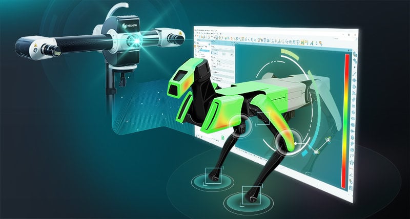 DEDICATED POLYWORKS INTERFACE FOR HEXAGON STRUCTURED LIGHT SCANNERS